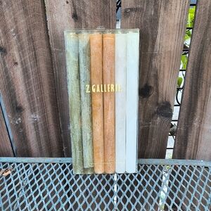 Z GALLERIE | Set of 6 Decorative Pillar Candlesticks